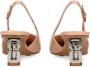 Givenchy Cube Slingback Pumps Leer Amandel Teen Beige Dames - Thumbnail 2