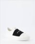 Givenchy Elastische Bruid Ronde Neus Leren Sneakers White Heren - Thumbnail 2