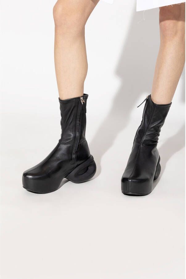 Givenchy G Clog Platform Ankle Boots Zwart Dames