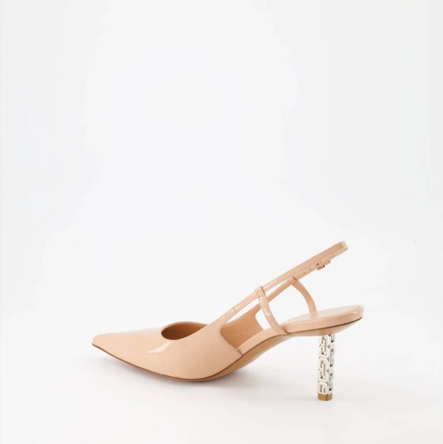 Givenchy G-Cube Pumps met Puntige Neus Beige Dames