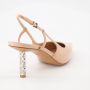 Givenchy Beige Slingback Pumps met G Cube Hak Beige Dames - Thumbnail 10