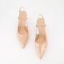 Givenchy Beige Slingback Pumps met G Cube Hak Beige Dames - Thumbnail 12