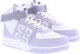 Givenchy Grijze Calf Leren G4 High Top Sneakers Grijs Heren - Thumbnail 4