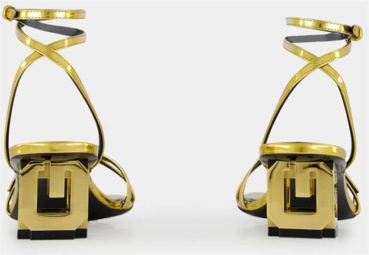 Givenchy Gouden G Cube Strap Sandalen