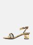 Givenchy Gouden Sandalen met G Cube Design - Thumbnail 2