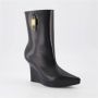 Givenchy Zwarte Leren Enkellaarzen Elegante Stijl Black Dames - Thumbnail 3