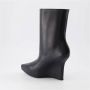 Givenchy Zwarte Leren Enkellaarzen Elegante Stijl Black Dames - Thumbnail 4