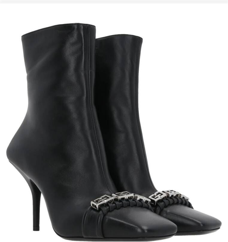 Givenchy Leren laarzen met hak Zwart Dames