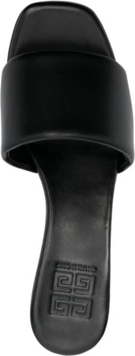 Givenchy Zwarte 4G Leren Muiltjes Zwart Dames