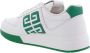 Givenchy Heren G4 Low Sneakers Wit Groen White Heren - Thumbnail 2