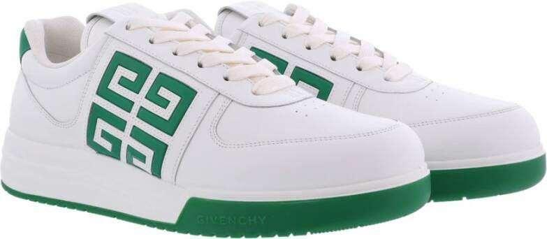Givenchy Heren G4 Low Sneakers Wit Groen White Heren