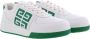 Givenchy Heren G4 Low Sneakers Wit Groen White Heren - Thumbnail 4