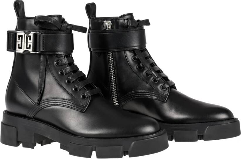Givenchy Lace-up Boots Zwart Dames