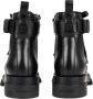 Givenchy Zwarte Leren Enkellaarzen met Metalen Gesp Black Dames - Thumbnail 4