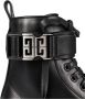 Givenchy Zwarte Leren Enkellaarzen met Metalen Gesp Black Dames - Thumbnail 7