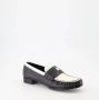 Givenchy Leren 4G Slip-On Bicolor Schoenen Black Dames - Thumbnail 8