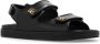 Givenchy Luxe platte sandalen met gouden-finish metalen detail Zwart Dames - Thumbnail 7