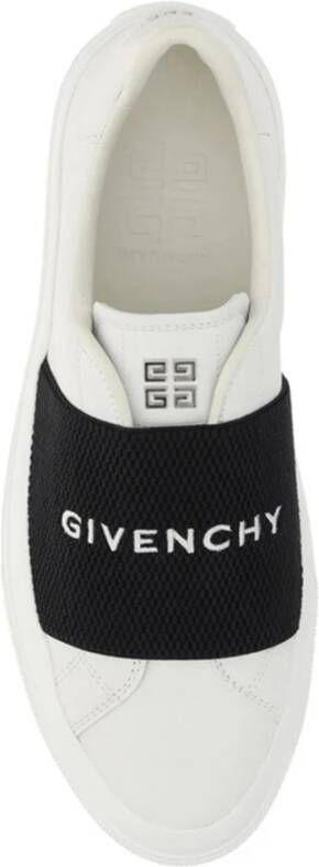 Givenchy Logo Leren Sneakers White Heren