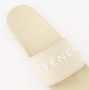 Givenchy Beige Slide Sandalen met Handtekening Print Beige Dames - Thumbnail 5
