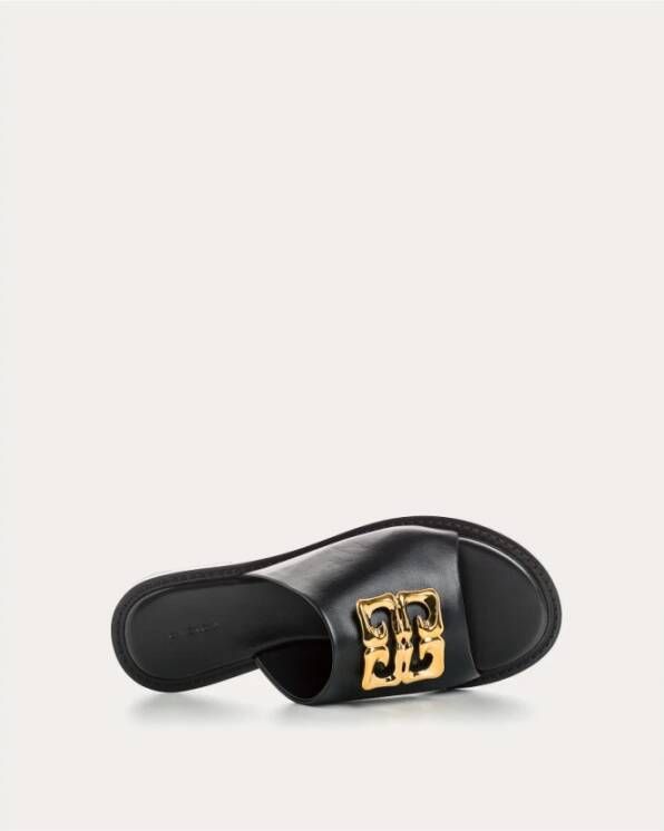 Givenchy Minimalistische 4G Logo Leren Sandalen