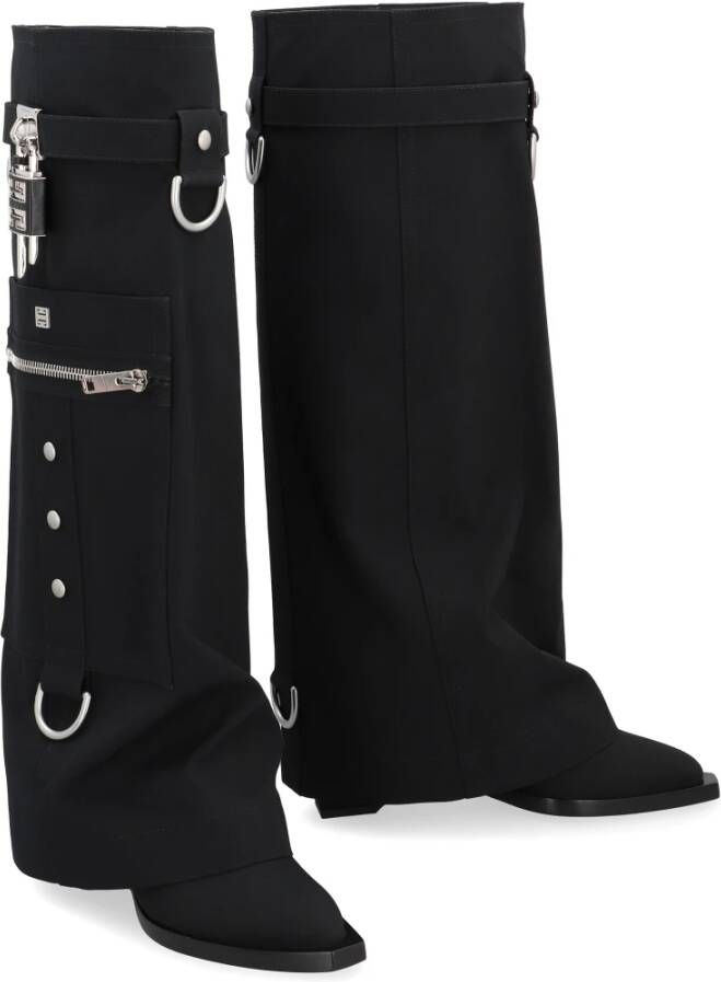Givenchy Padlock Knielaarzen met Ritszak