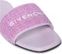 Givenchy Vierkante Neus Katoenen Sandalen met Brede Band Purple Dames - Thumbnail 6
