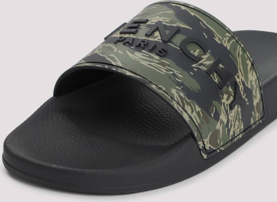 Givenchy Platte Slide Sandalen Black Heren