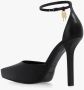 Givenchy Zwarte Kalfsleren Lock Platform Pumps Black Dames - Thumbnail 4