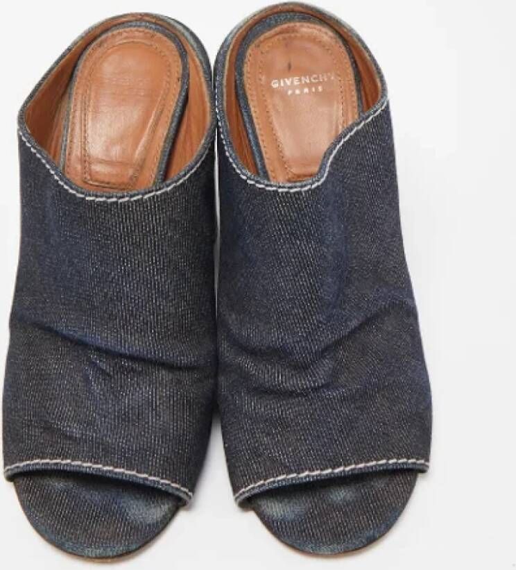 Givenchy Pre-owned Denim sandals Blue Dames