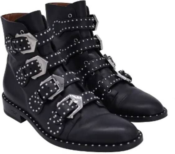Givenchy Pre-owned Leather boots Black Dames
