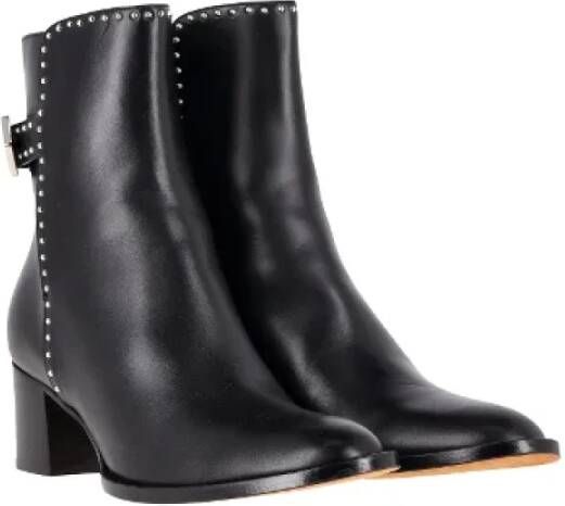 Givenchy Pre-owned Leather boots Black Dames
