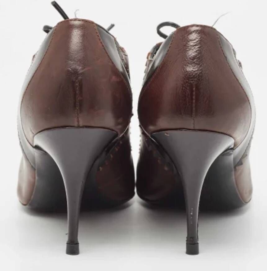 Givenchy Pre-owned Leather heels Brown Dames