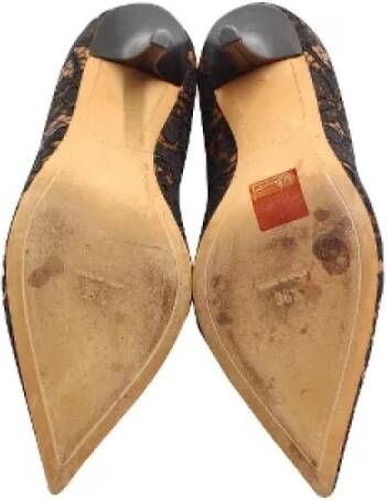 Givenchy Pre-owned Leather heels Brown Dames