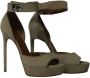 Givenchy Pre-owned Leather heels Green Dames - Thumbnail 3