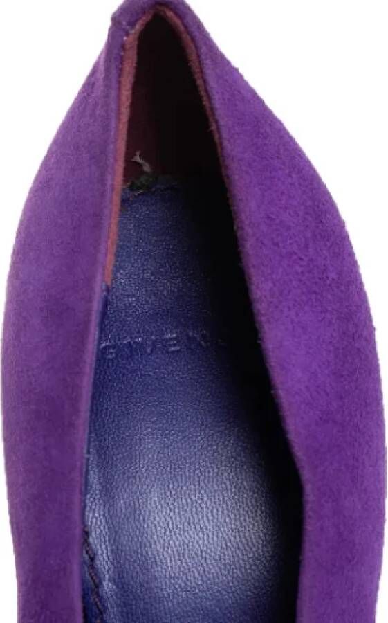 Givenchy Pre-owned Leather heels Purple Dames