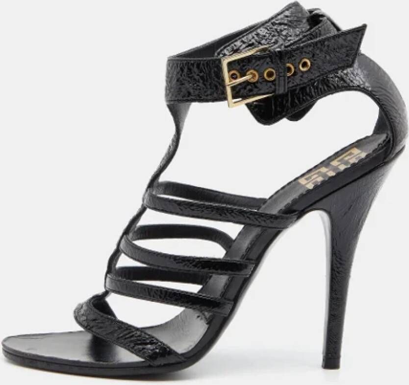 Givenchy Pre-owned Leather sandals Black Dames