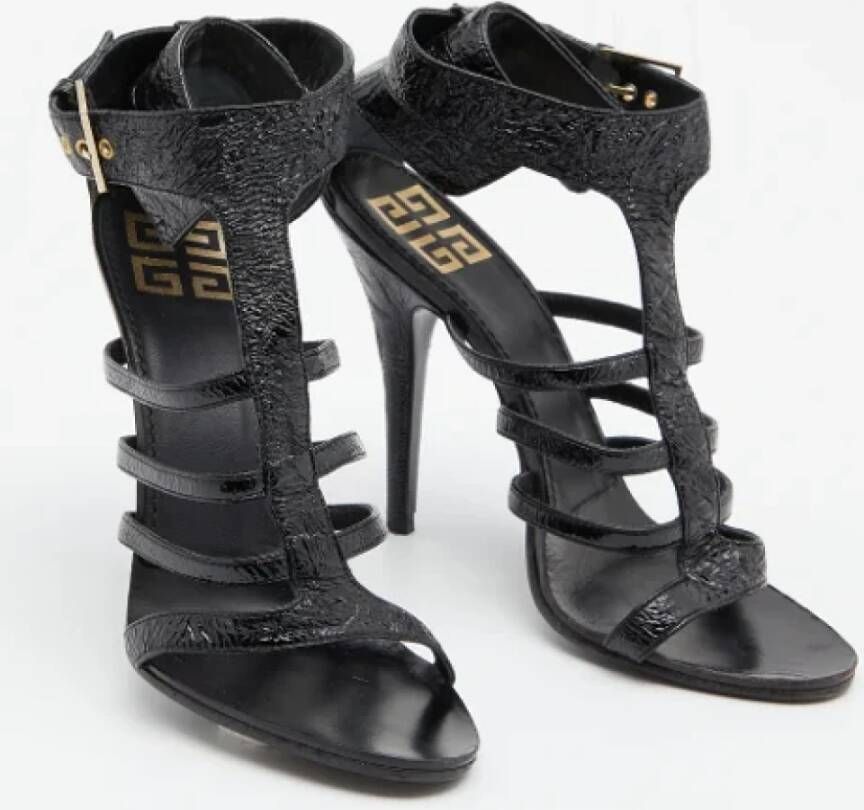 Givenchy Pre-owned Leather sandals Black Dames