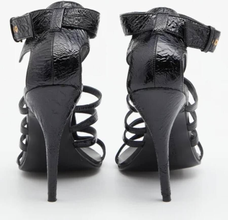 Givenchy Pre-owned Leather sandals Black Dames