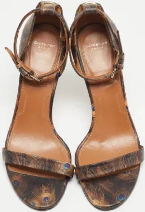 Givenchy Pre-owned Leather sandals Brown Dames