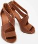 Givenchy Pre-owned Leather sandals Brown Dames - Thumbnail 4