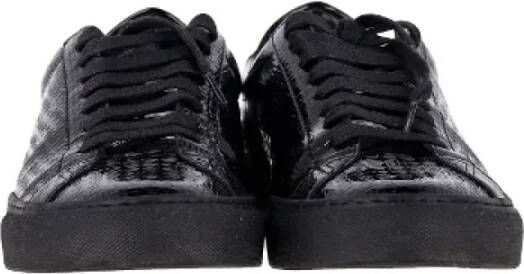 Givenchy Pre-owned Leather sneakers Black Heren