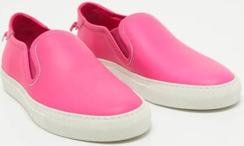 Givenchy Pre-owned Leather sneakers Pink Dames