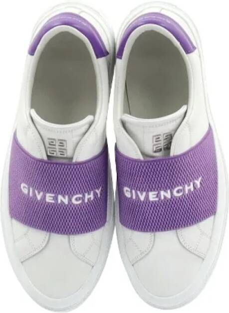 Givenchy Pre-owned Leather sneakers White Dames