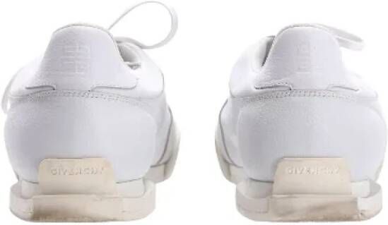 Givenchy Pre-owned Leather sneakers White Heren