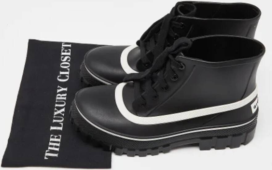 Givenchy Pre-owned Rubber boots Black Dames