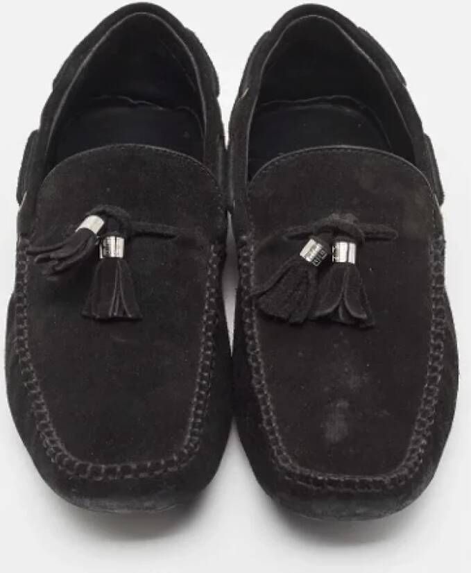 Givenchy Pre-owned Suede flats Black Dames
