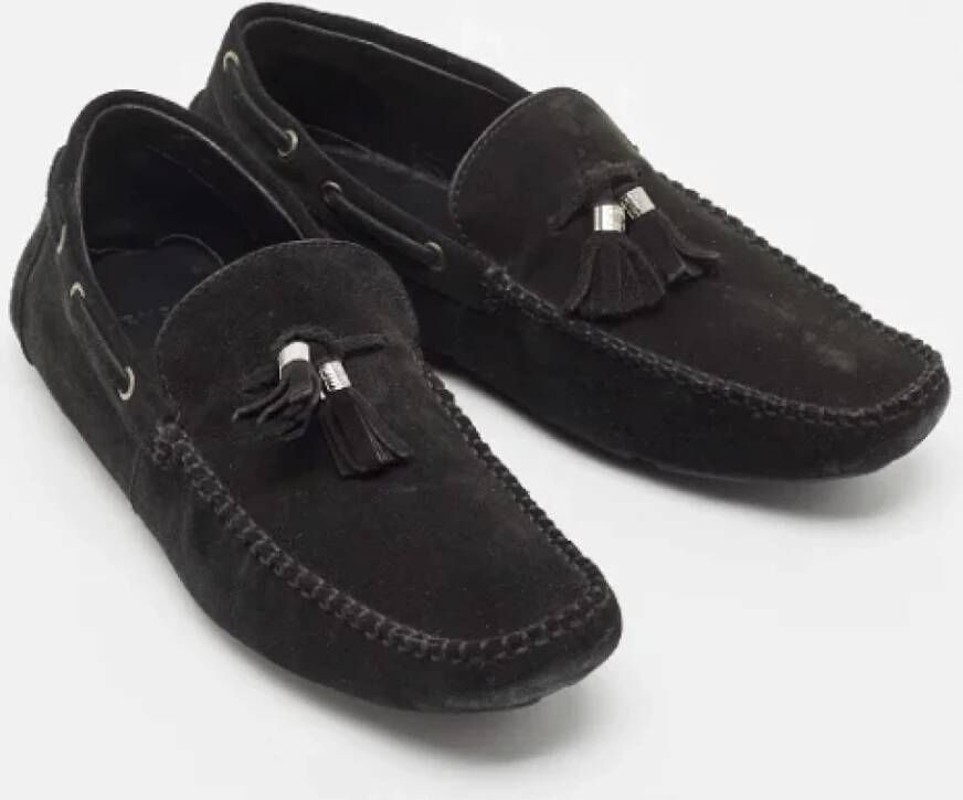 Givenchy Pre-owned Suede flats Black Dames