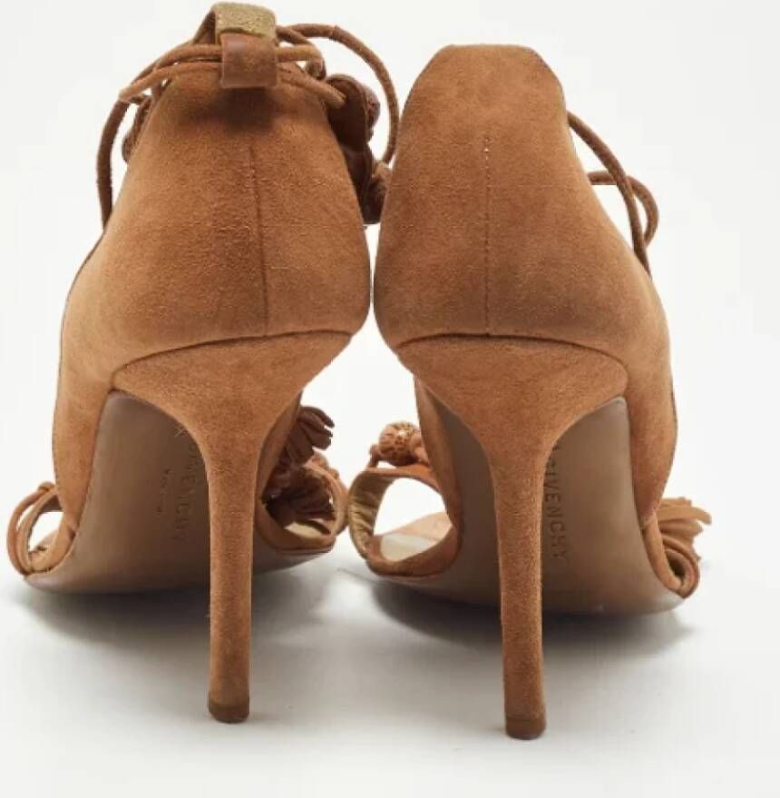 Givenchy Pre-owned Suede sandals Brown Dames