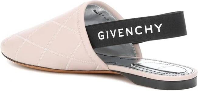 Givenchy Roze Leren Instappers Pink Dames