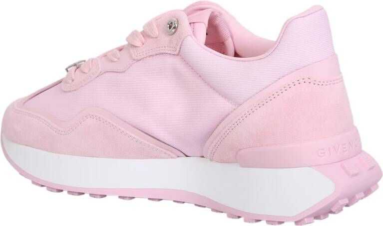 Givenchy Roze Suède Runner Sneakers